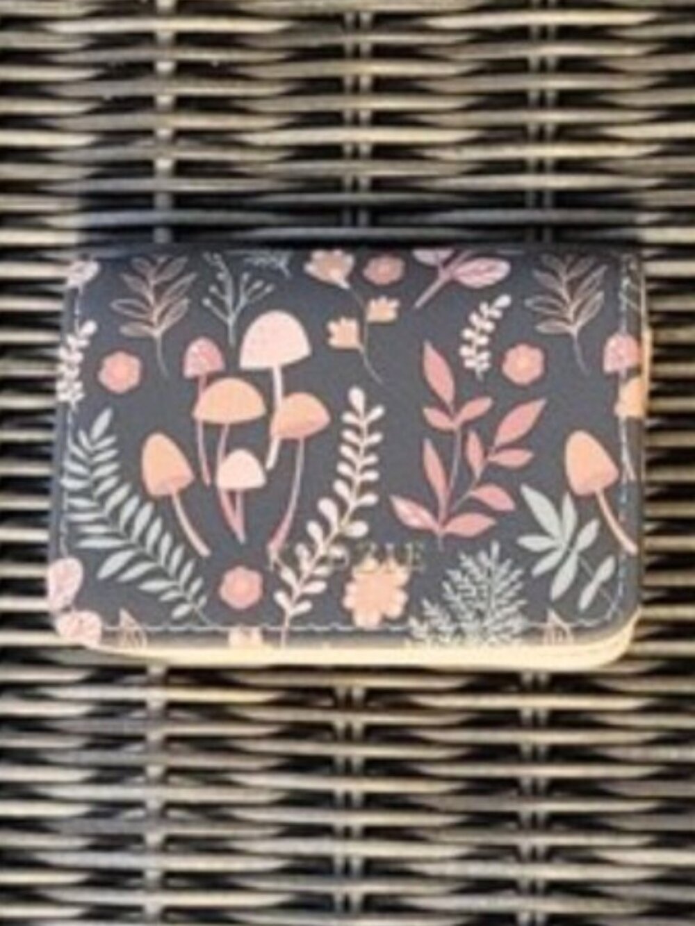 Kenzie Mushroom Card Wallet Snap Closure Flap Fairycore Whimsical Gift Fun